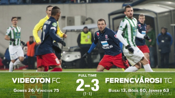 Ferencváros TC vs Fehérvár FC live score, H2H and lineups